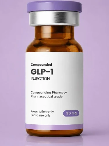 GLP-1 compounded injection vial