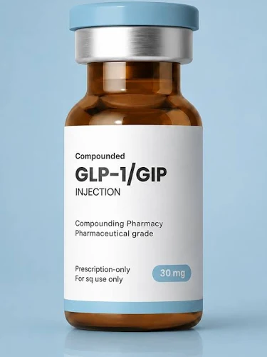 GLP-1/GIP compounded injection vial